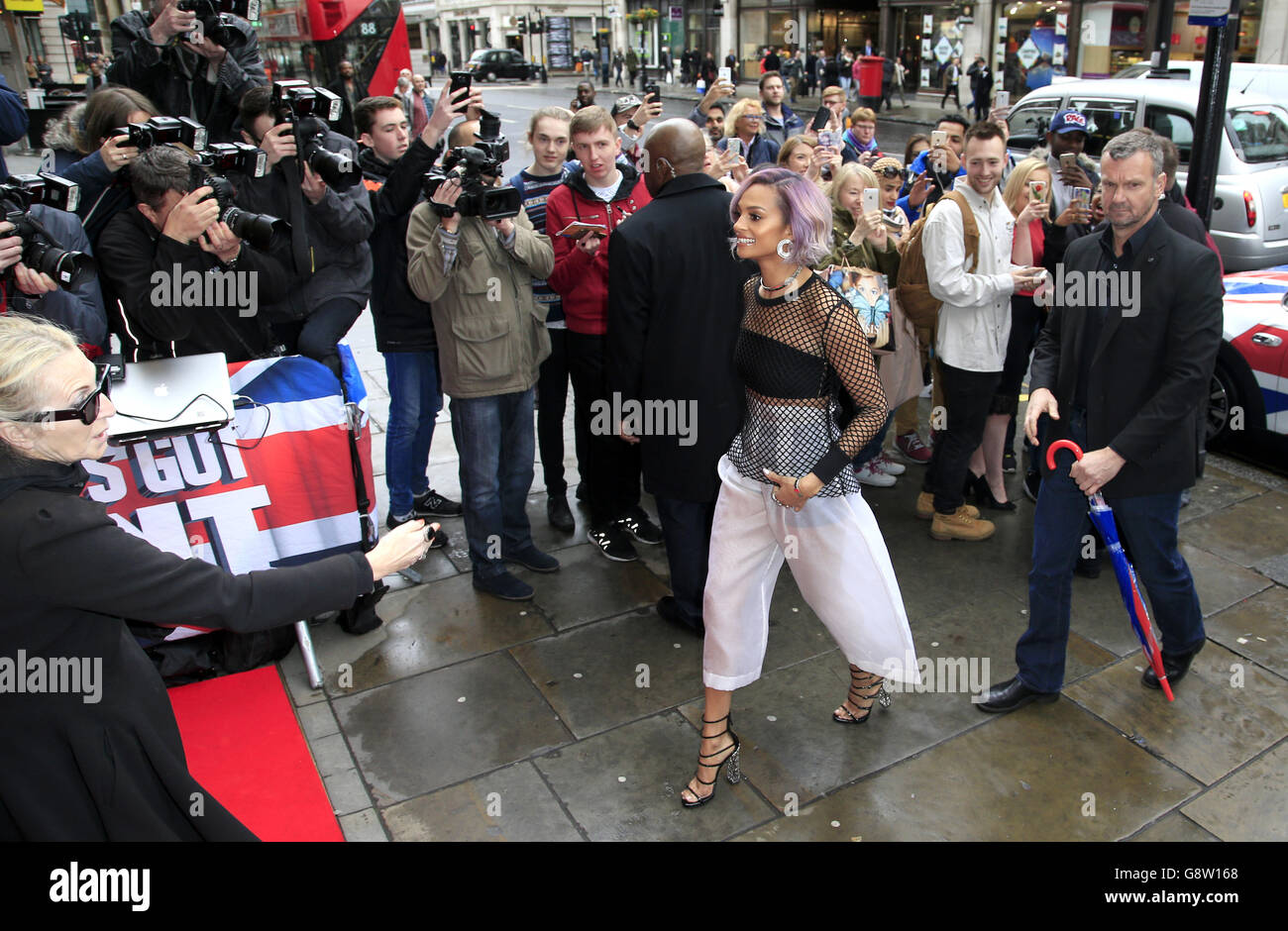 Alesha Dixon attending the Britain's Got Talent Launch held at Regents Street Cinema in London. PRESS ASSOCIATION Photo. Picture date: Thursday April 7, 2016. See PA story SHOWBIZ Talent. Photo credit should read: Jonathan Brady/PA Wire Stock Photo