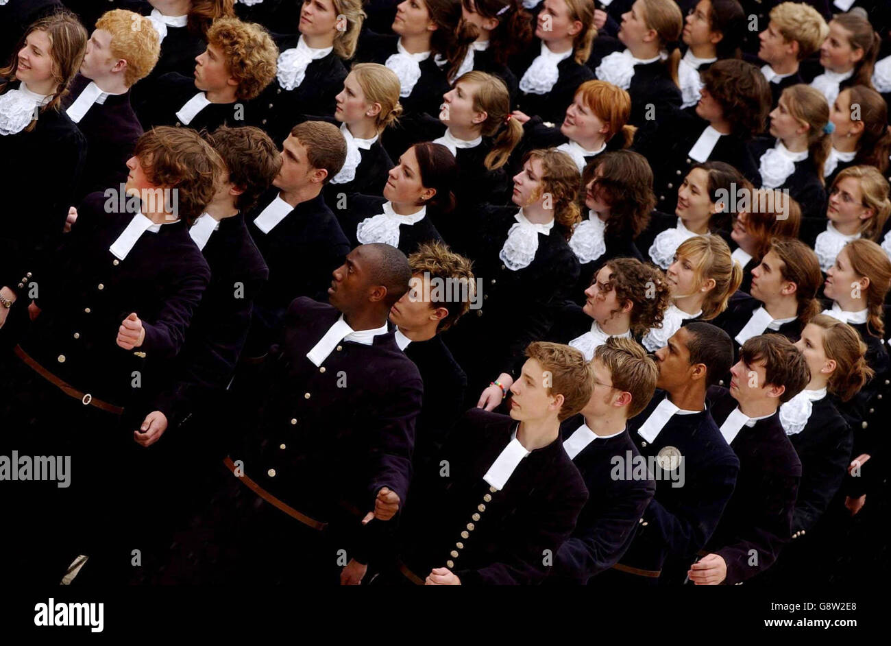 Some of the 400 pupils from Christ