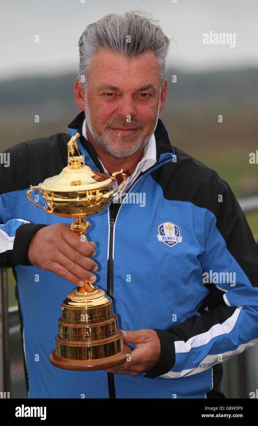European Ryder cup Captain Darren Clarke during a photocall at the
