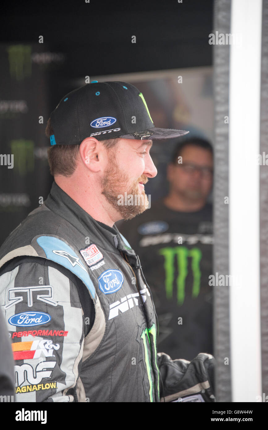 Vaughn Gittin Jr at Goodwood Festival 