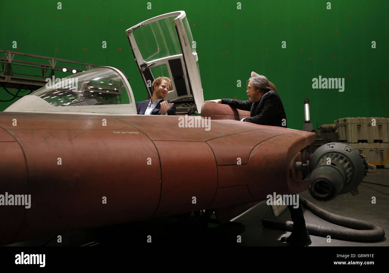 Royal visit to Pinewood studios Stock Photo Alamy