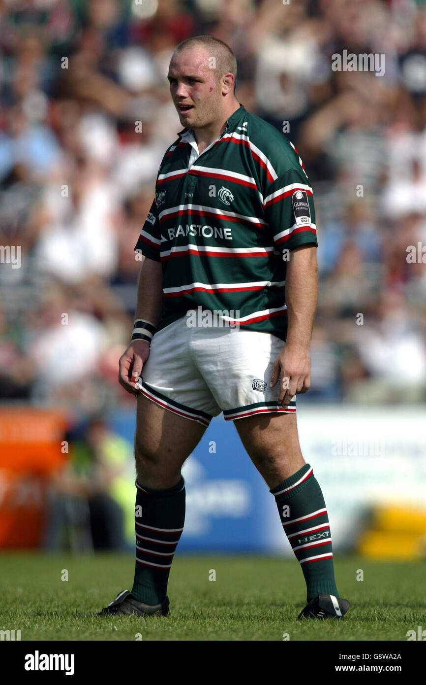 Rugby Union - Guinness Premiership - Leicester Tigers v Northampton Saints - Welford Road Stock Photo