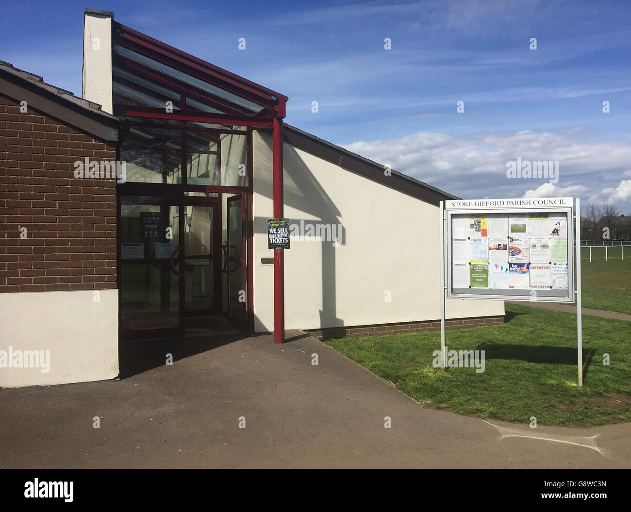 General view of Stoke Gifford Parish Council at Little Stoke Park in south Gloucestershire, as Sports minister Tracey Crouch has joined gold medal-winning runners Paula Radcliffe and Kelly Holmes in condemning the parish council's decision to charge for a weekly fun run. Stock Photo