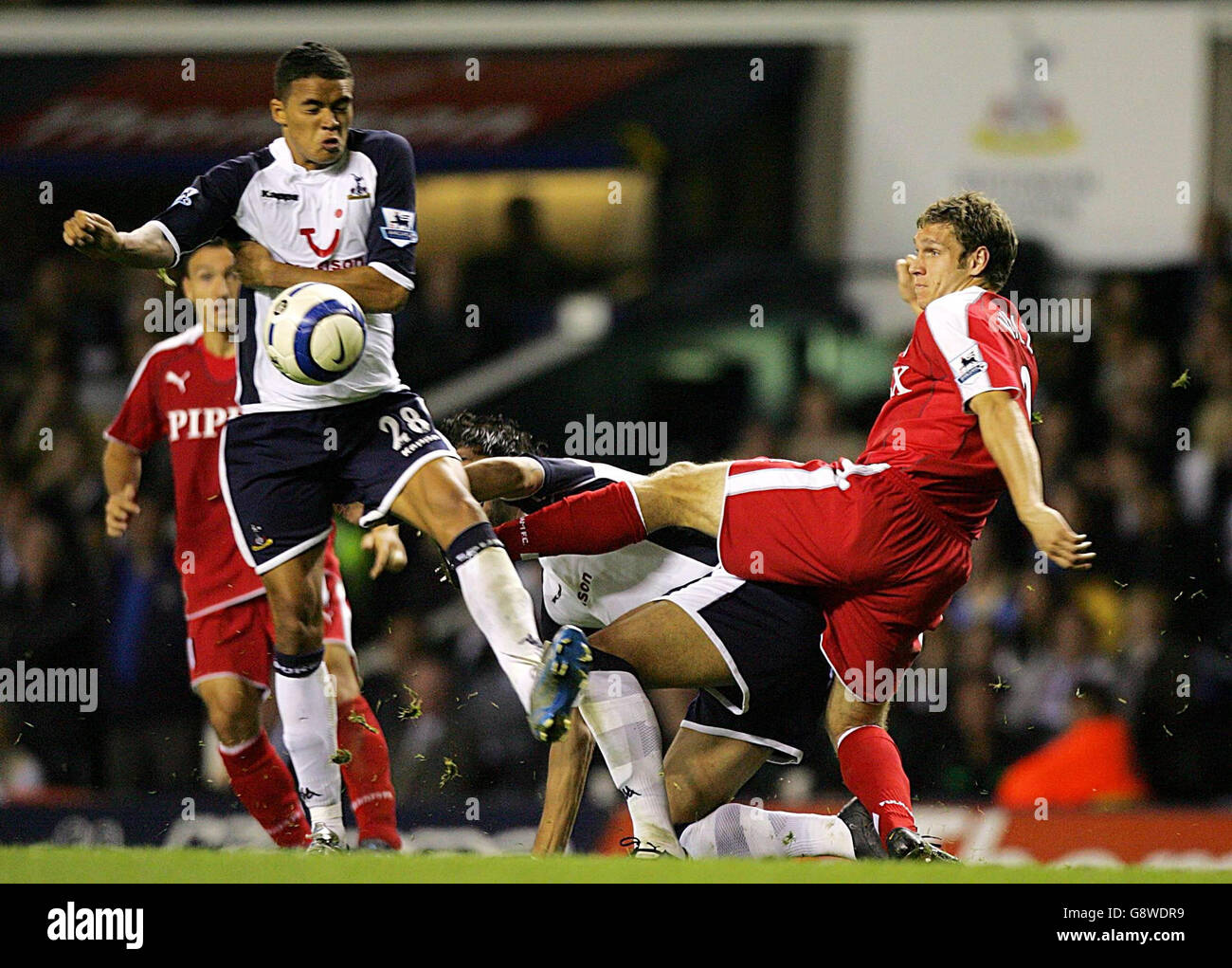 Soccer - FA Barclays Premiership - Tottenham Hotspur v Fulham - White Hart Lane Stock Photo