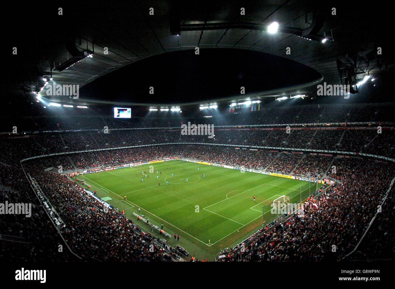 Soccer - UEFA Champions League - Group A - Bayern Munich v Club Brugge - Allianz Arena. Bayern Munich's new stadium, The Allianz Arena Stock Photo