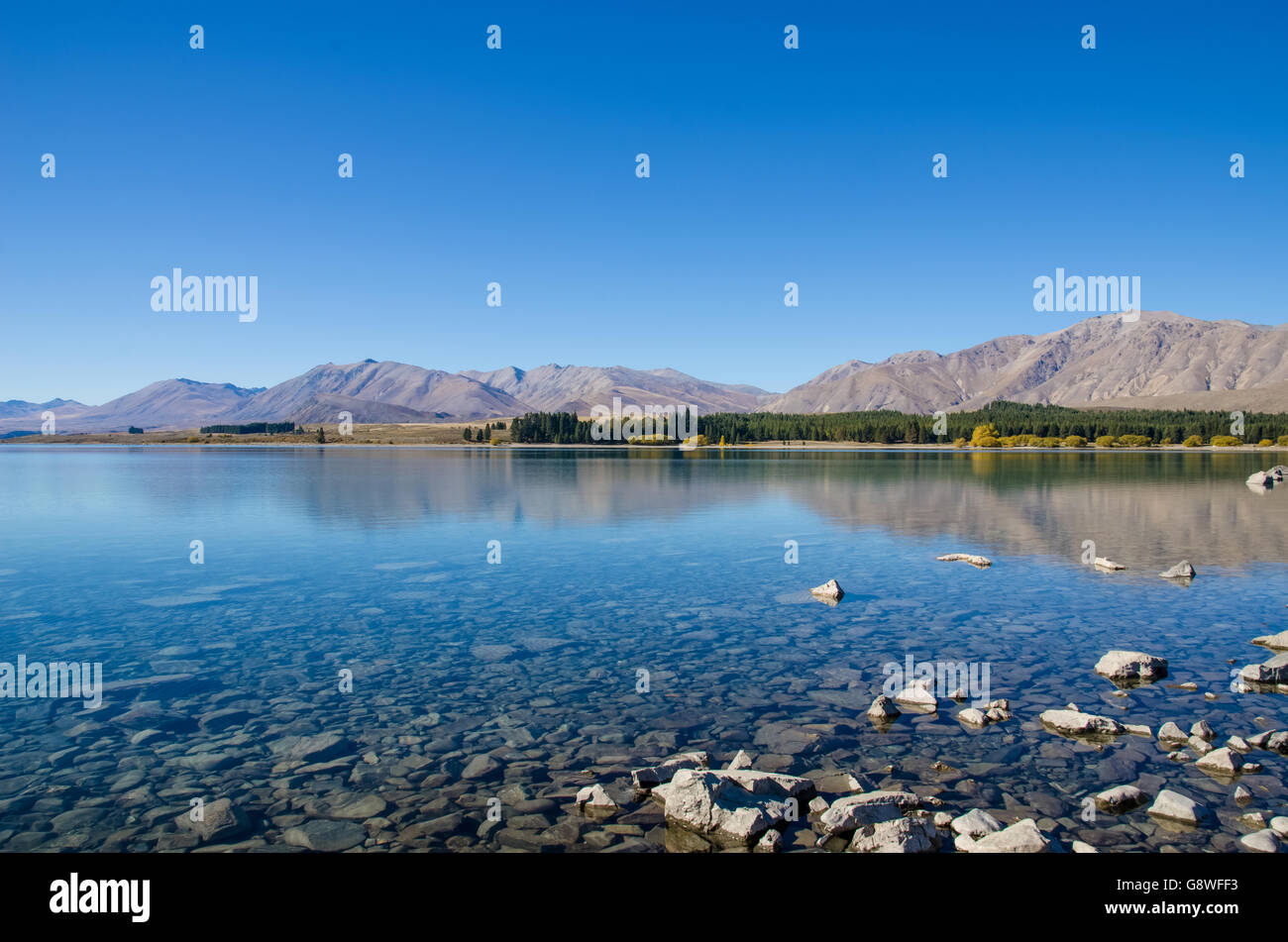 Lake Tekapo in New Zealand Stock Photo - Alamy