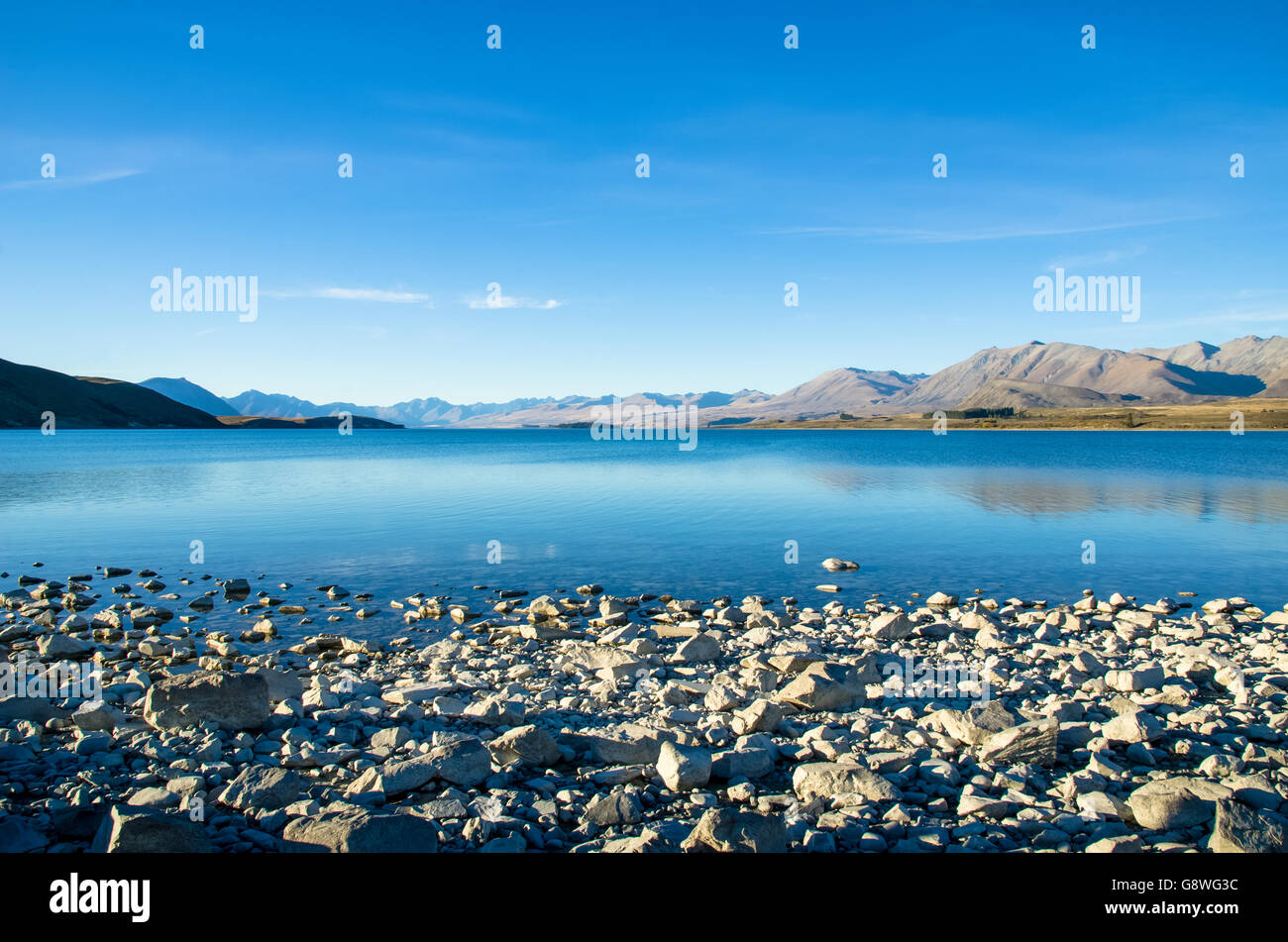 Lake Tekapo in New Zealand Stock Photo - Alamy