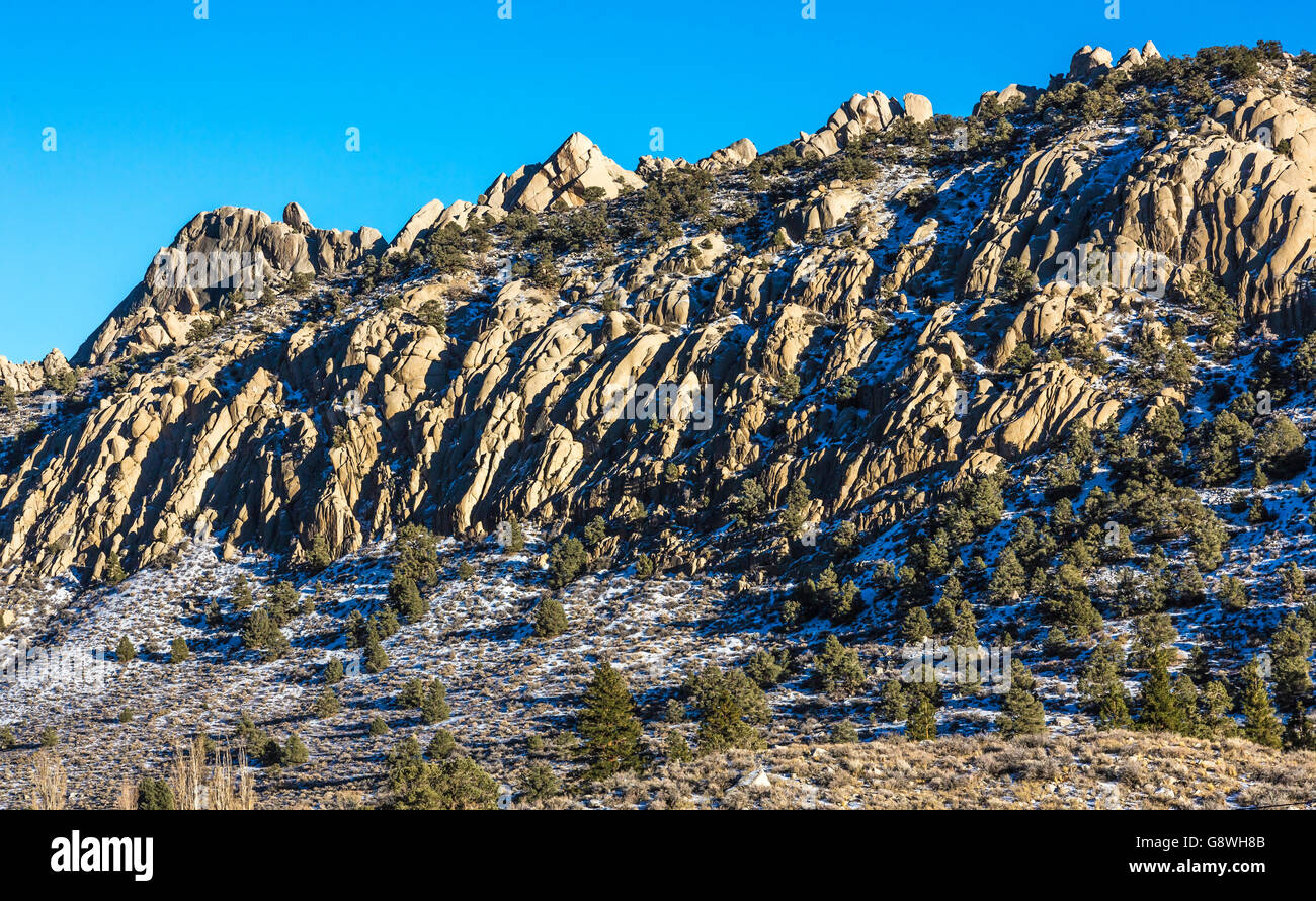 eastern sierra mountains california Stock Photo