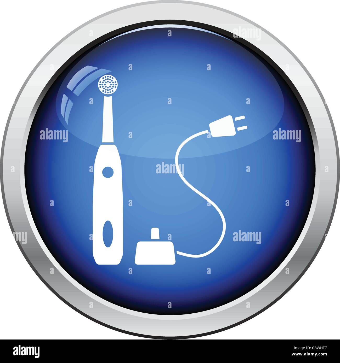 Electric toothbrush battery electrical Stock Vector Images - Alamy