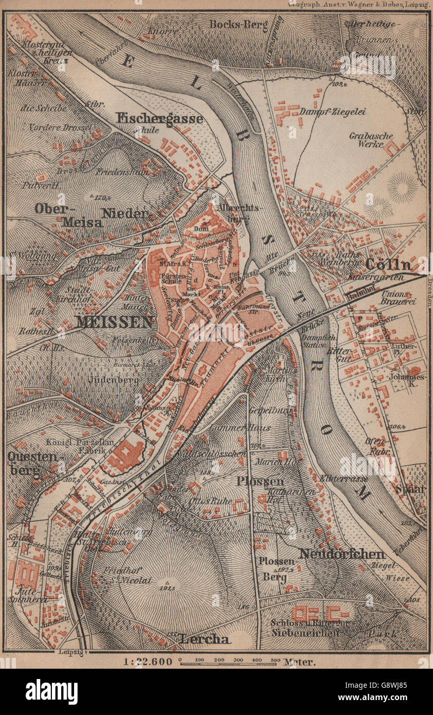 Stadtplan Von Meien