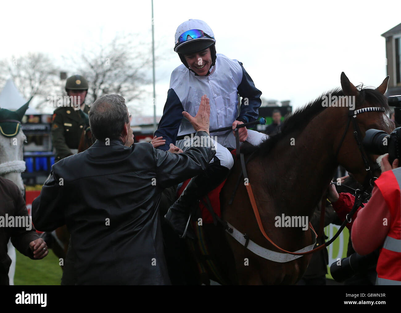Jockey Gavin Sheehan after his winning ride on One Track Mind in the