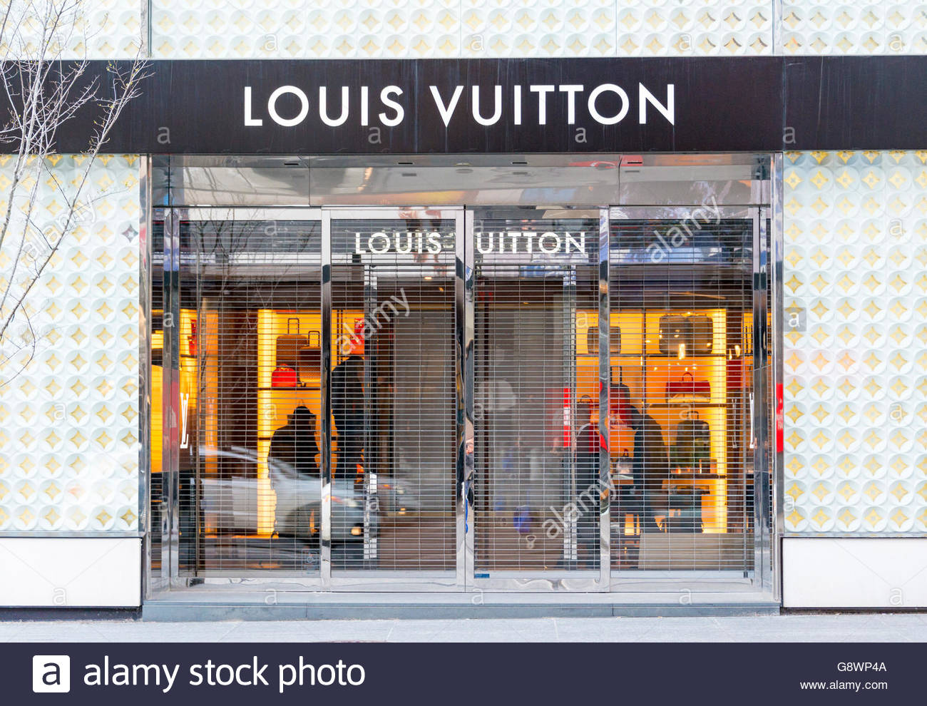Louis Vuitton store entrance in downtown Toronto. Louis Vuitton, or Stock Photo: 108745626 - Alamy