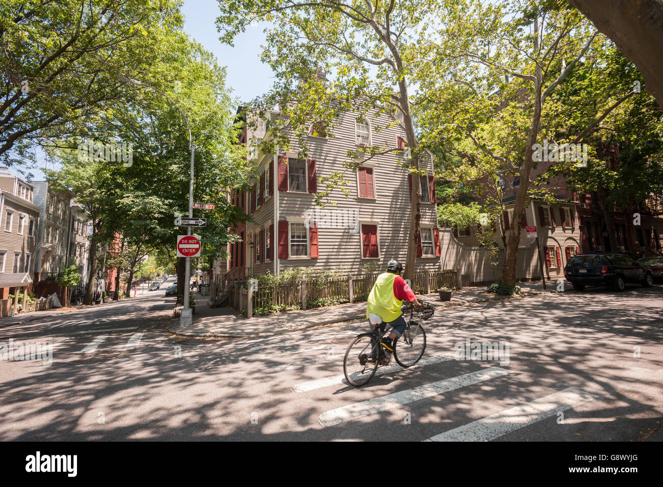 Homes on Willow Street in the Brooklyn Heights neighborhood of New York on Friday, June 24, 2016