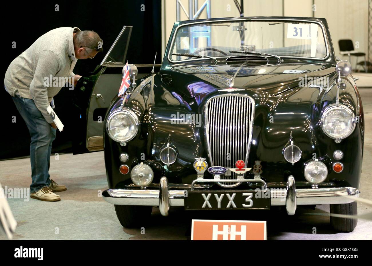 H&H classic car auction Stock Photo Alamy