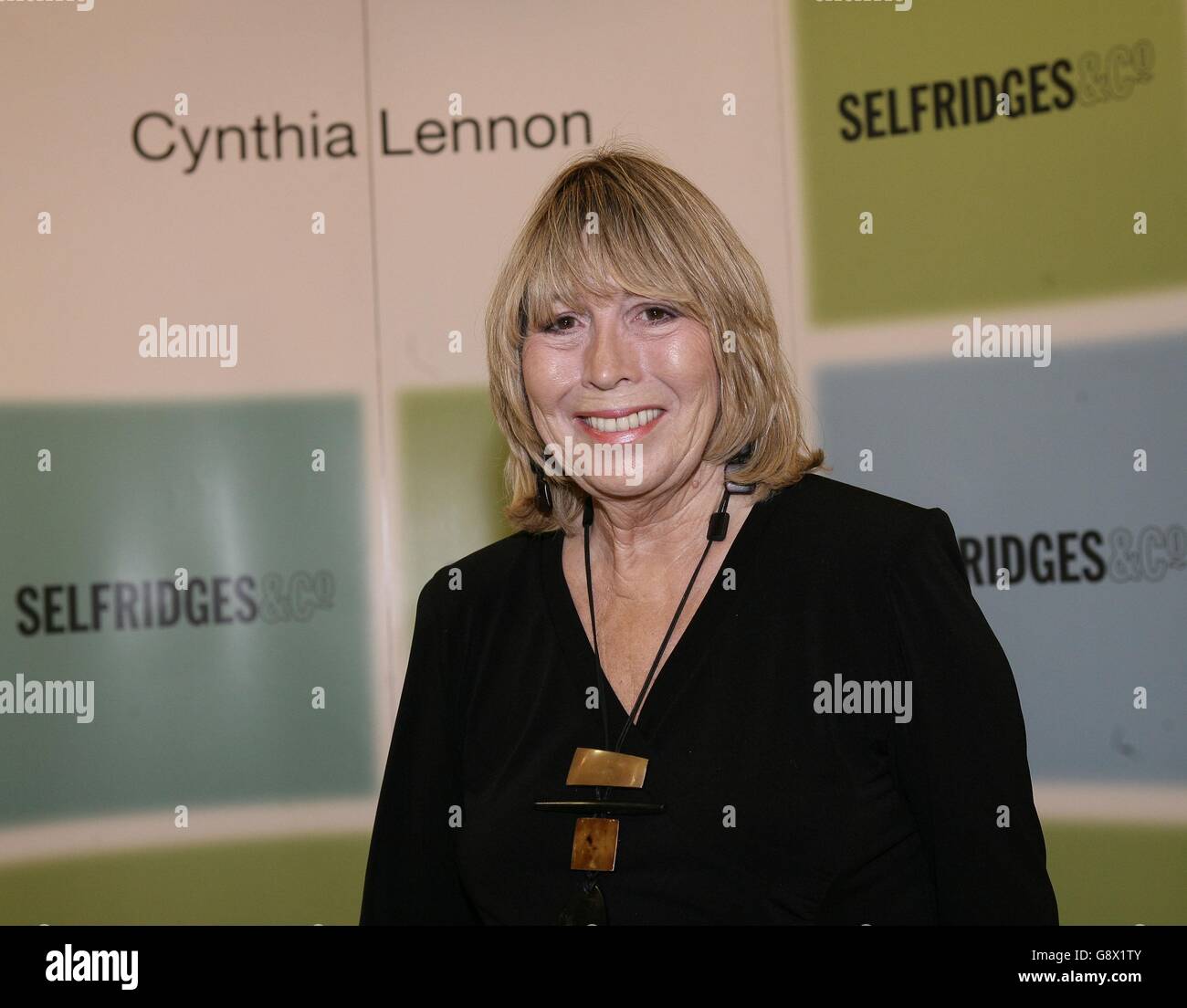 Cynthia Lennon attends a book signing to celebrate the launch of her book, 'John', about her life with John Lennon. Stock Photo