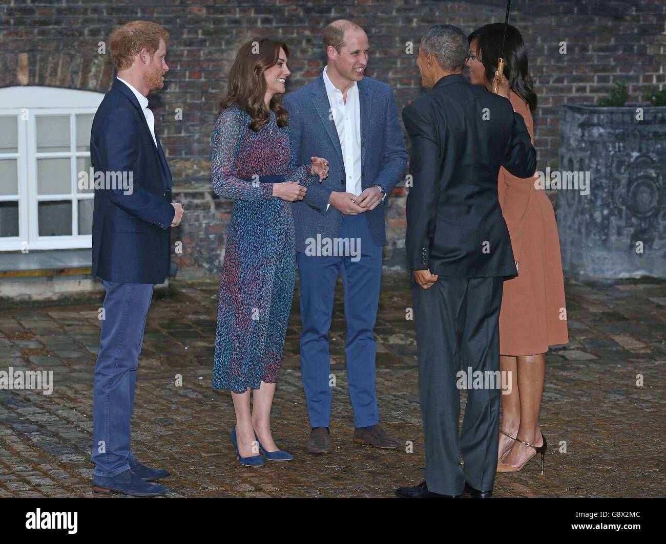 President Obama visit to UK Stock Photo - Alamy