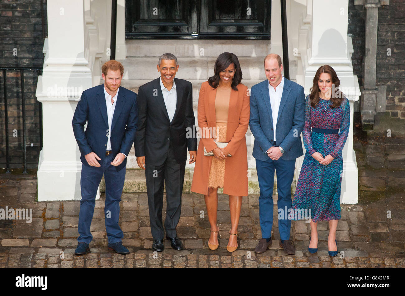 President Obama visit to UK Stock Photo - Alamy