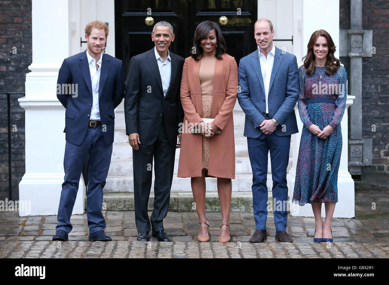 President Obama visit to UK Stock Photo - Alamy
