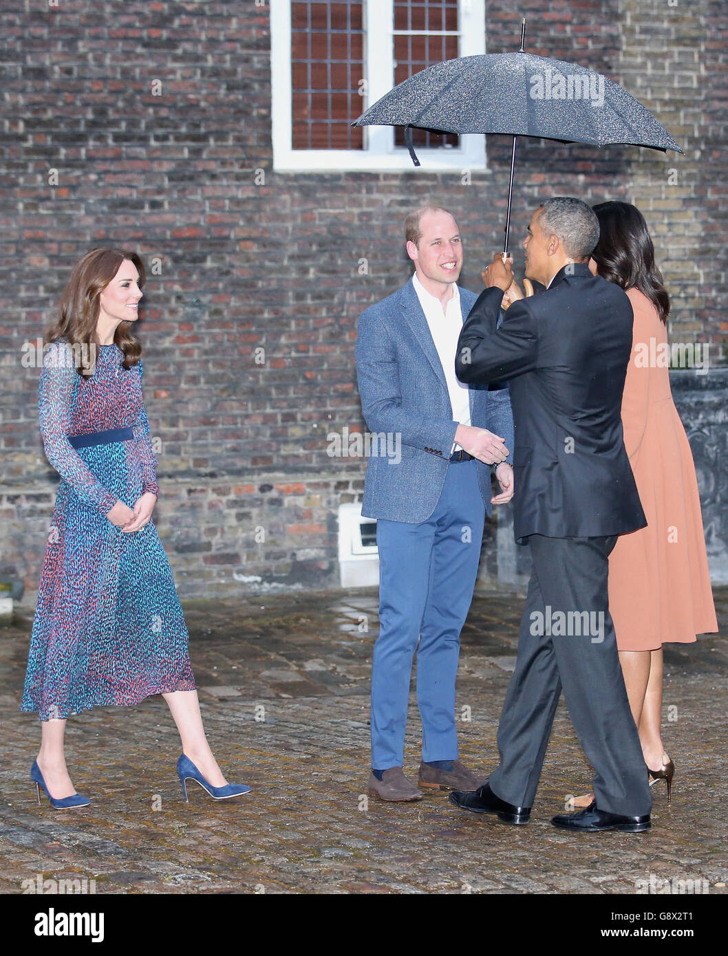 President Obama visit to UK Stock Photo - Alamy