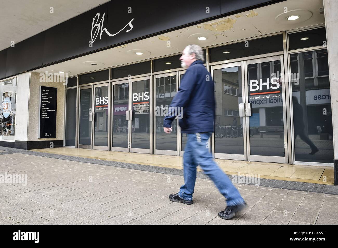 The BHS store in Broadmead, Bristol, as the beleaguered high street
