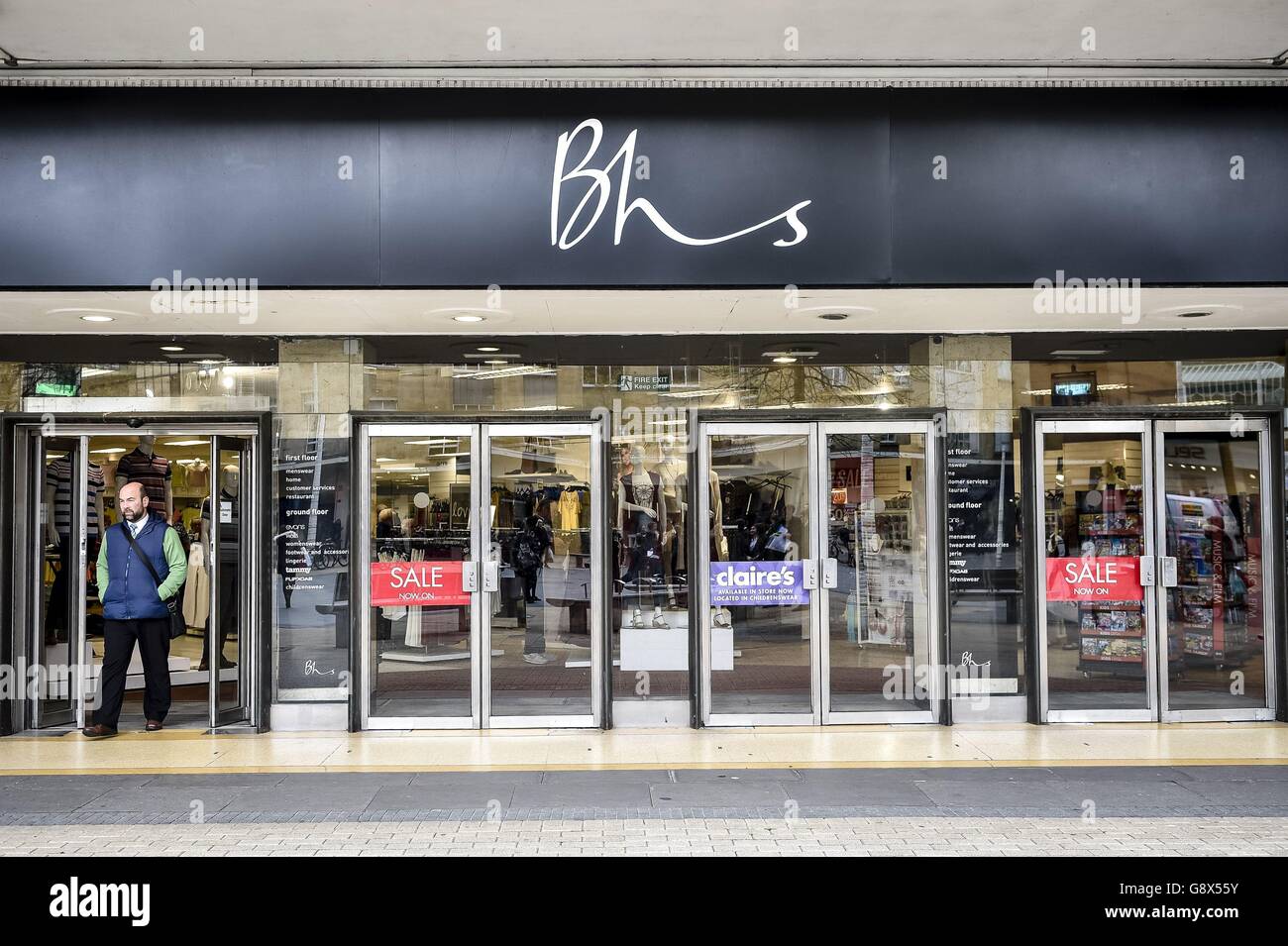 The BHS store in Broadmead, Bristol, as the beleaguered high street