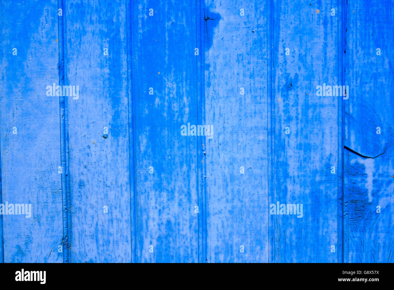 Blue painted wood Stock Photo Alamy
