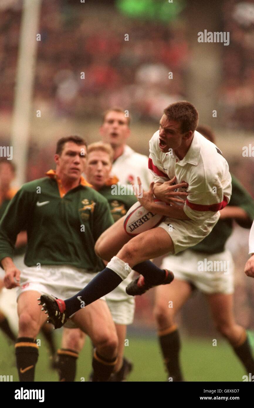 Rugby Union - England v South Africa Stock Photo