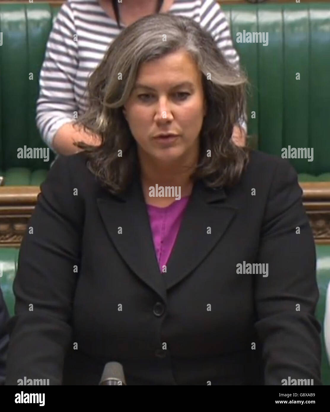 Shadow health secretary Heidi Alexander responds to a statement by Jeremy Hunt in the House of Commons, London, as senior medical leaders have urged David Cameron to step in 'at the 11th hour' to break the stalemate between junior doctors and the Government over a new contract. Stock Photo