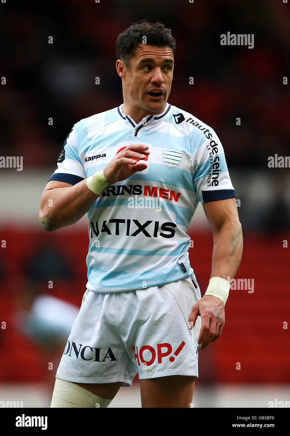 Racing 92 s dan carter european champions cup hi-res stock photography ...