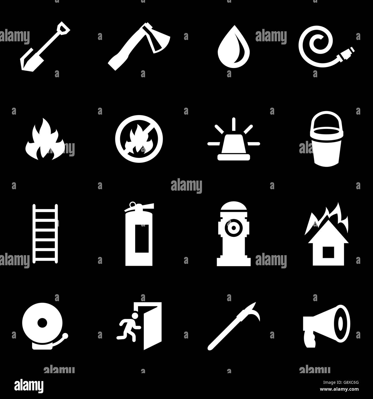 White house fire department Black and White Stock Photos & Images - Alamy