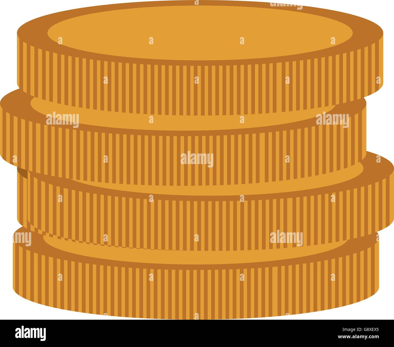 golden coins icon Stock Vector Image & Art - Alamy
