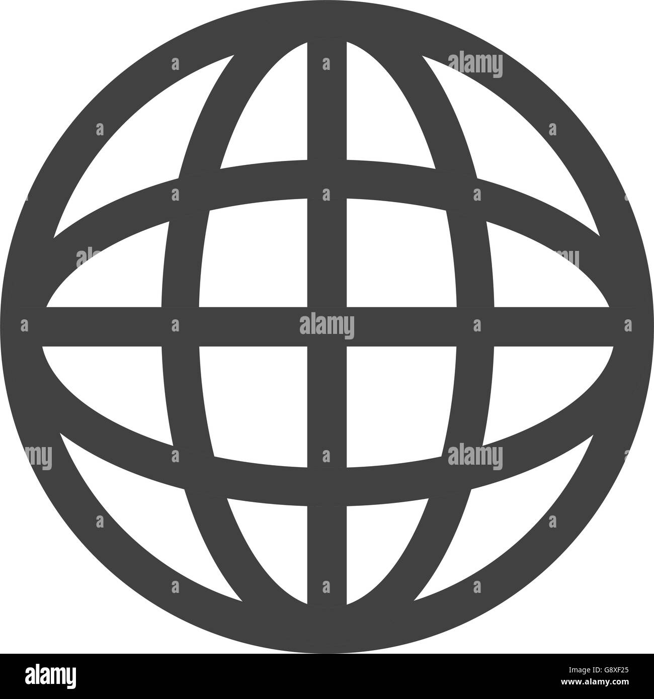 earth globe diagram icon Stock Vector Image & Art - Alamy