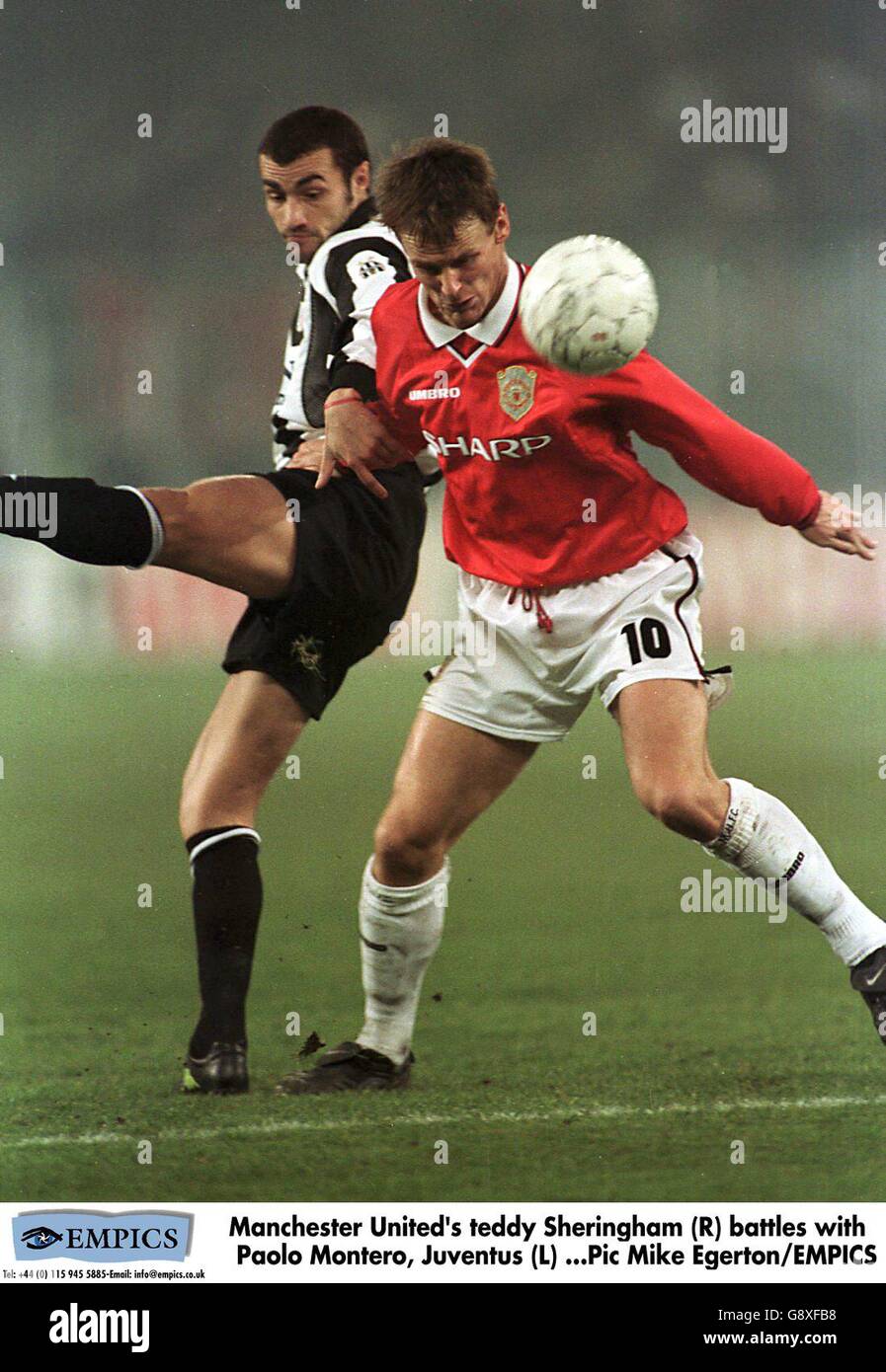 pix Juventus Vs Manchester United Head To Head manchester united s teddy sheringham