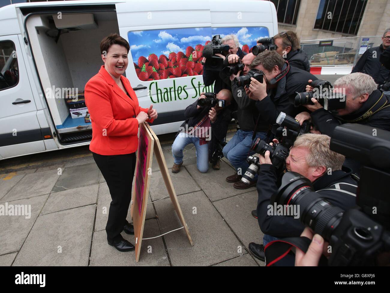 Scottish Parliament election 2016 campaign Stock Photo