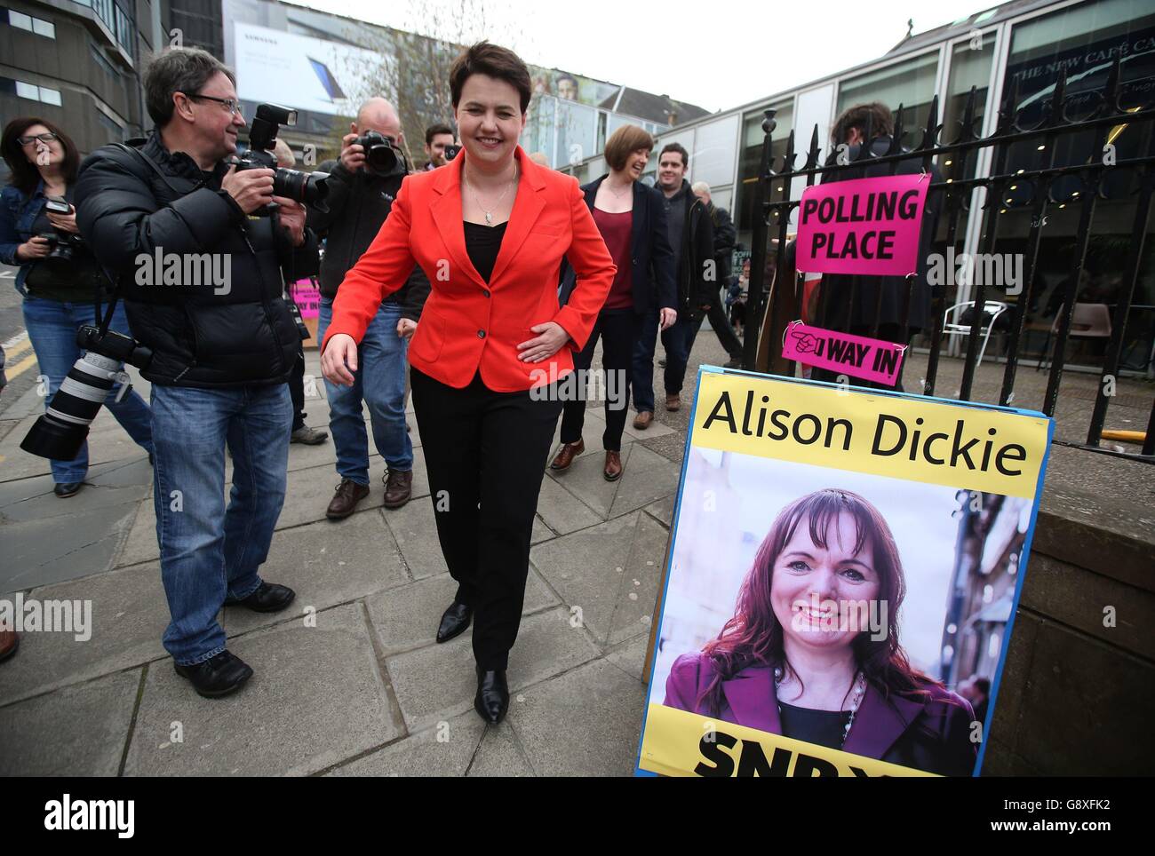Scottish Parliament election 2016 campaign Stock Photo