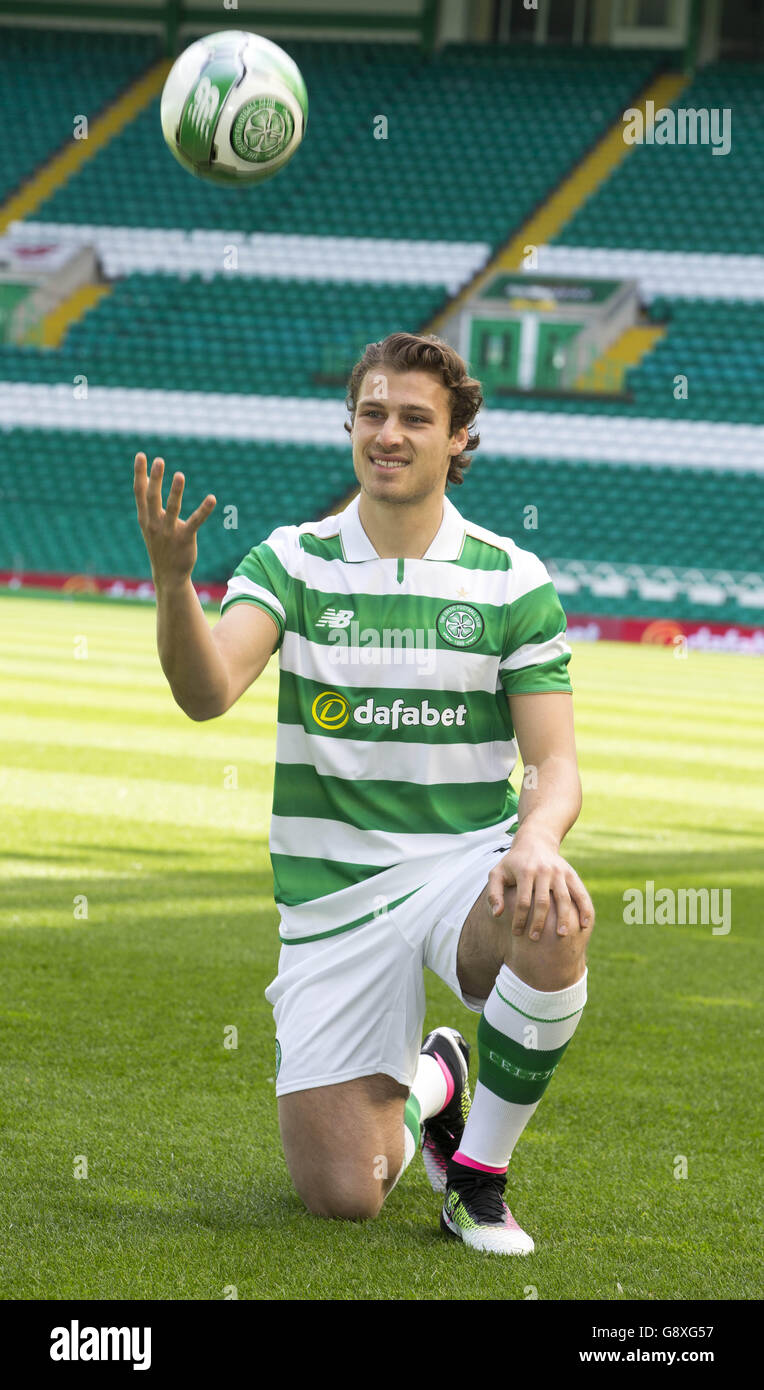 Lennoxtown, Scotland. 05th Aug, 2013. Celtic FC launch their new away kit  for the 2013-14 season with Scott Brown and Georgios Samaras Credit: Action  Plus Sports/Alamy Live News Stock Photo - Alamy