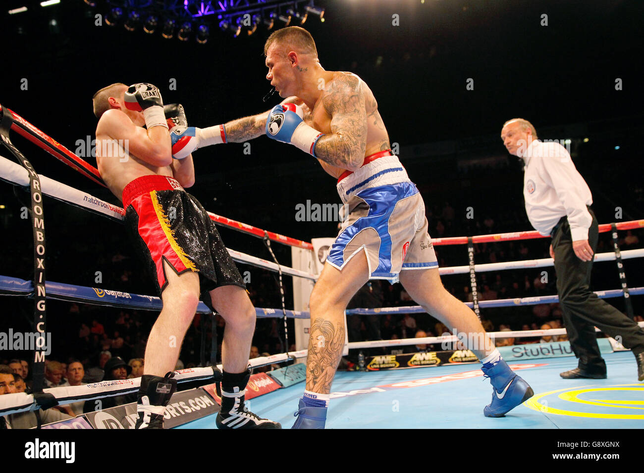 Manchester Arena Boxing Stock Photo Alamy