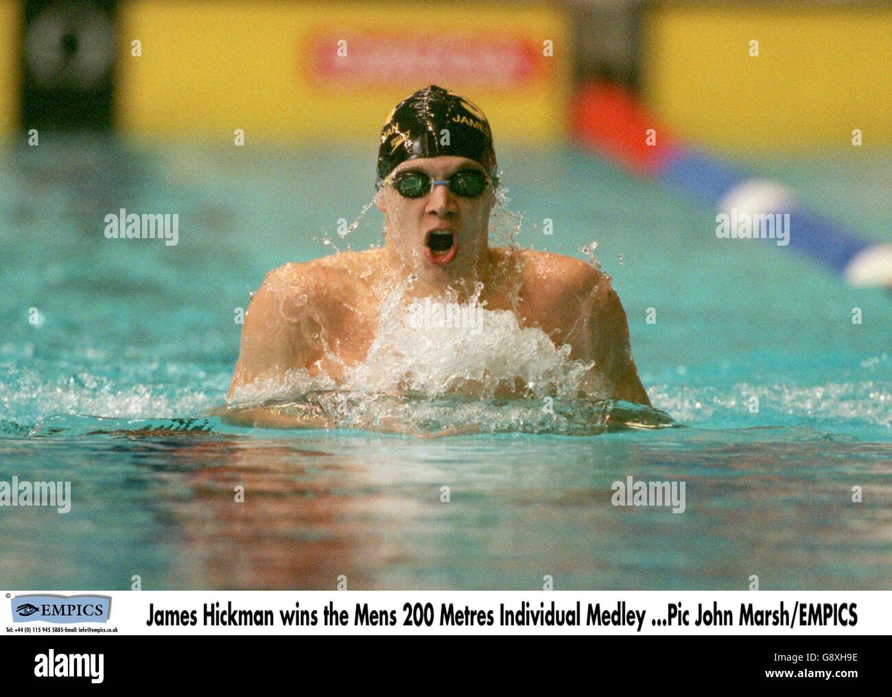 Swimming British Championships Sheffield. James Hickman Stock Photo