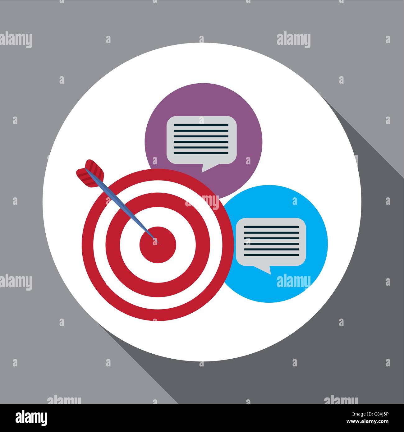 Flat illustration about digital marketing design Stock Vector Image ...