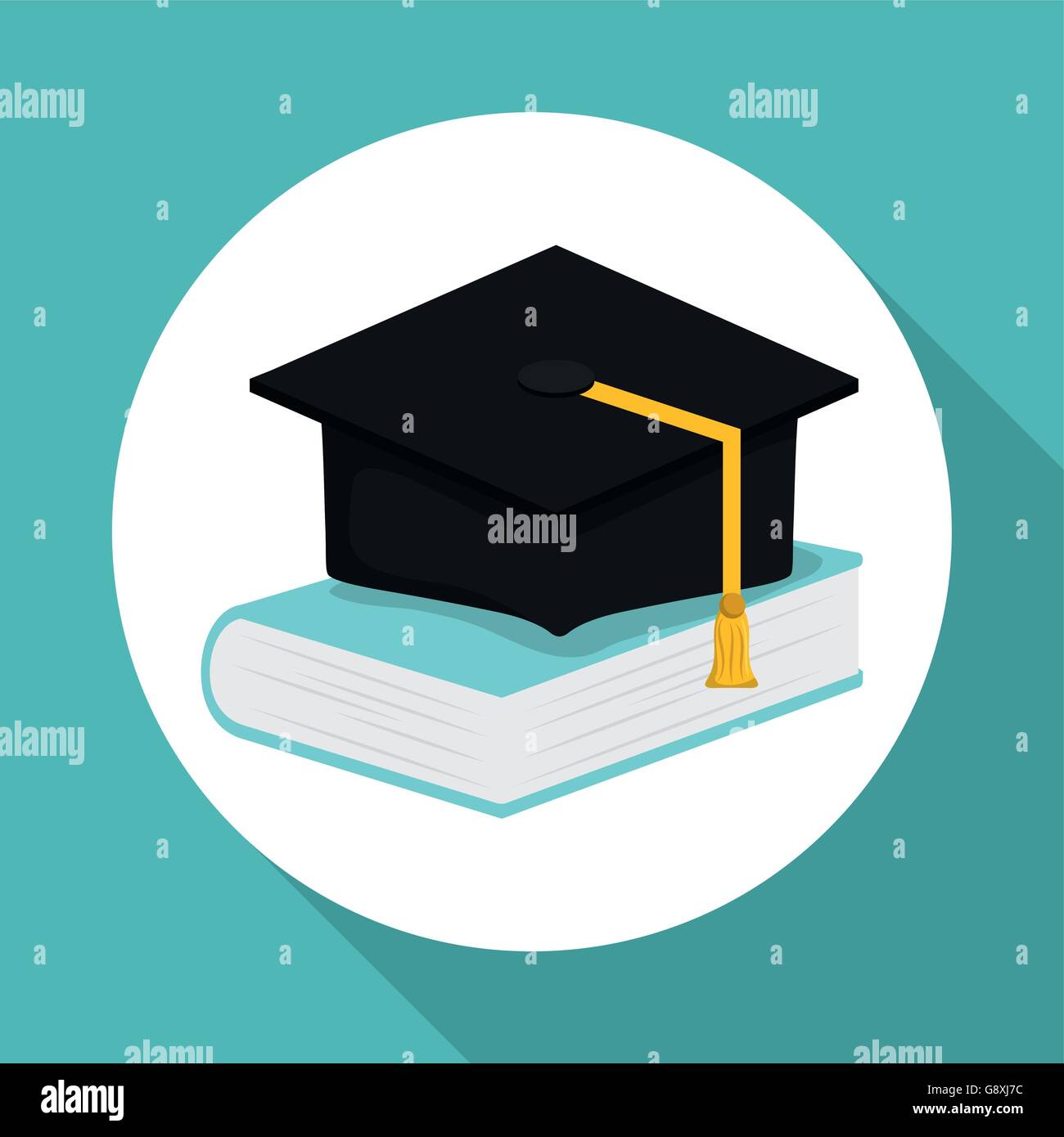 Flat illustration about graduation design Stock Vector Image & Art - Alamy