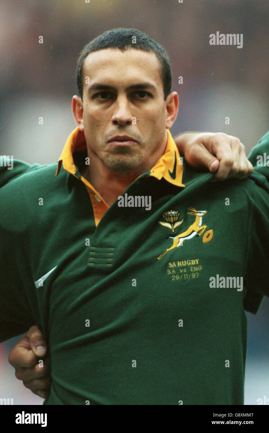 Rugby Union England v South Africa Stock Photo Alamy