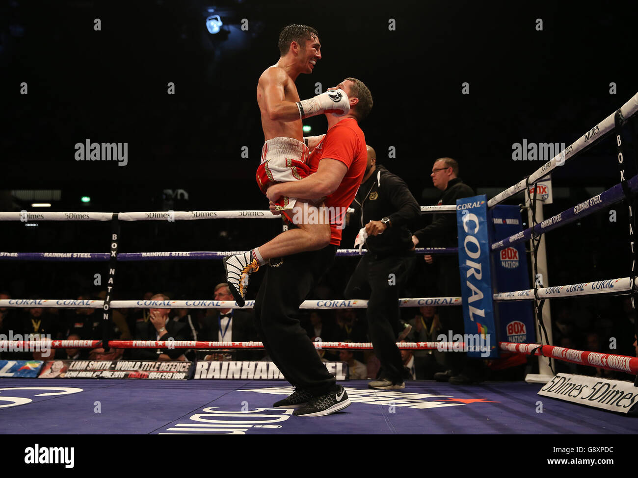 Copper Box Arena Boxing Stock Photo Alamy