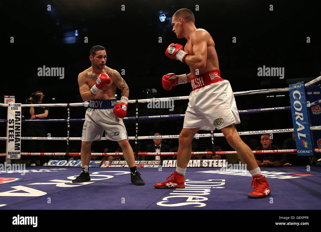 Copper Box Arena Boxing Stock Photo Alamy