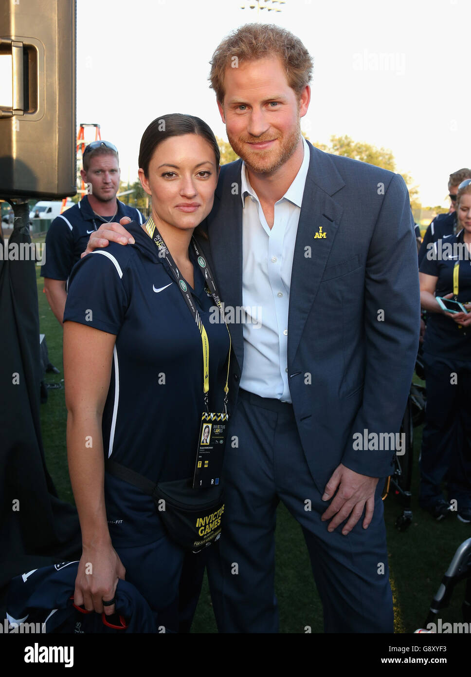 Prince Harry meets USA Invictus Team Member Elizabeth Marks ahead of(01)
