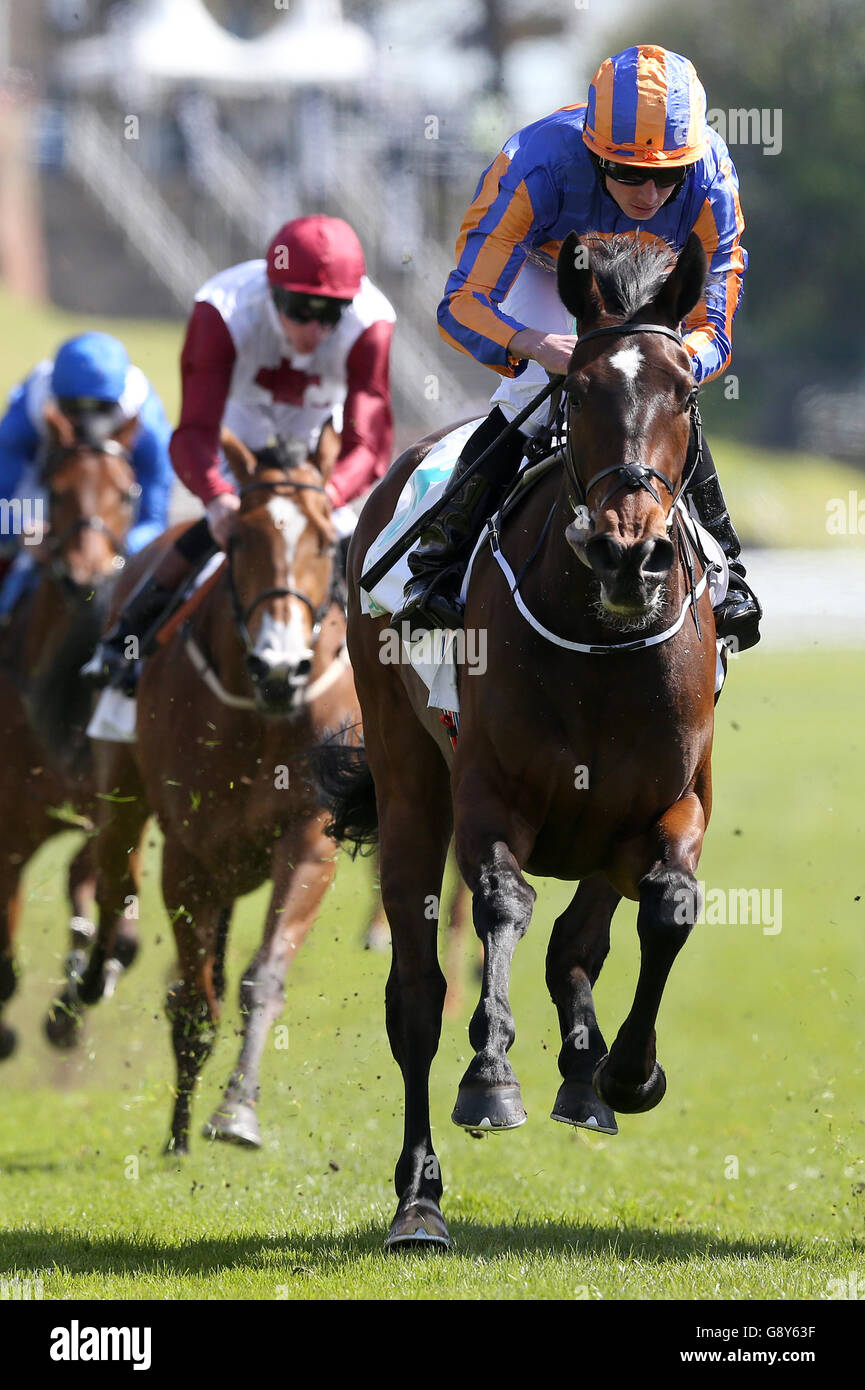 Somehow ridden by Ryan Moore wins The Arkle Finance Cheshire Oaks during Betway Chester Cup Day of the Boodles May Festival at Chester Racecourse. PRESS ASSOCIATION Photo. Picture date: Wednesday May 4, 2016. See PA story RACING Chester. Photo credit should read: Martin Rickett/PA Wire Stock Photo