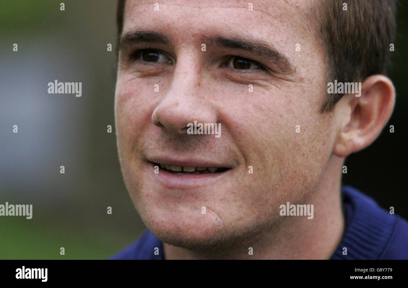 Scotland's Barry Ferguson during a photo call outside Cameron House Hotel, Loch Lomond, Friday October 7, 2005. Scotland play Belarus in a World Cup qualifier at Hampden Park tomorrow. PRESS ASSOCIATION Photo. Photo credit should read: Andrew Milligan/PA Stock Photo