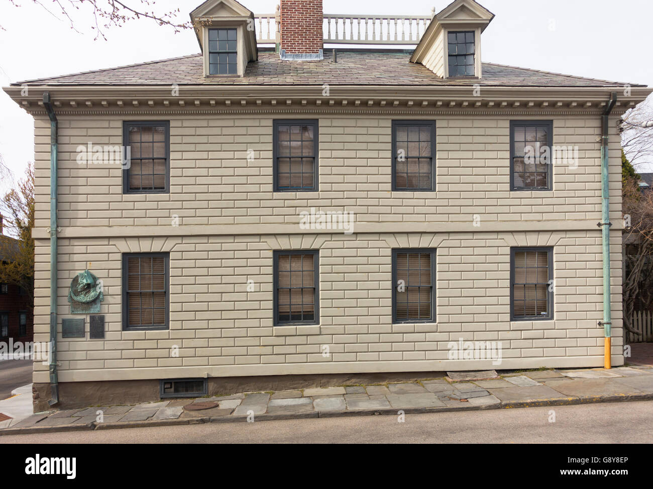Vernon house Newport Rhode Island Stock Photo Alamy