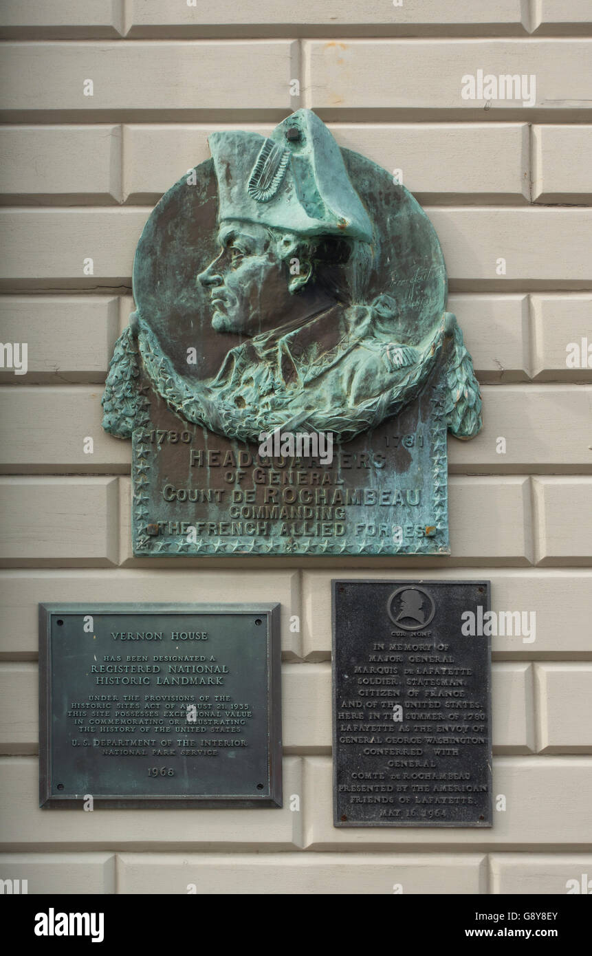 Vernon house Newport Rhode Island Stock Photo Alamy