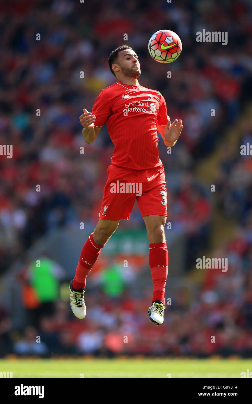 Liverpool v Watford - Barclays Premier League - Anfield. Liverpool's Kevin Stewart in action during the Barclays Premier League match at Anfield, Liverpool. Stock Photo