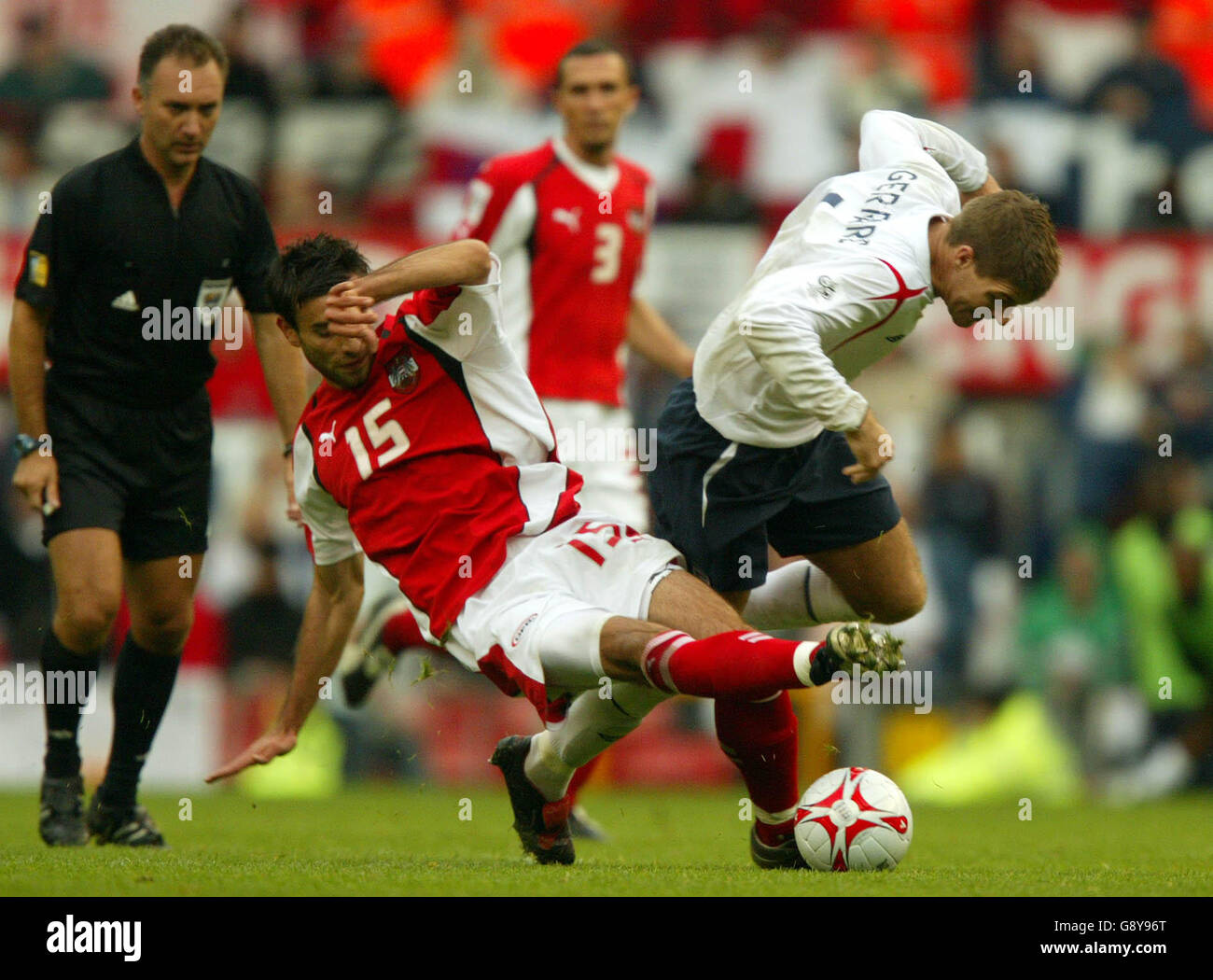 Soccer FIFA World Cup 2006 Qualifier Group Six England v Austria